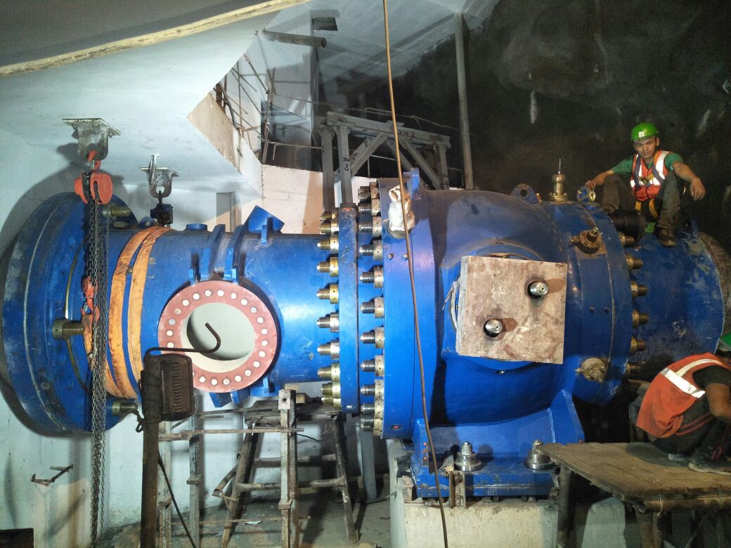 Erection of Turbine Units at 456 MW (6 x 76 MW Pelton) Tamakoshi HEP in Nepal. Erection of Turbine Units at 456 MW (6 x 76 MW Pelton) Tamakoshi HEP in Nepal.