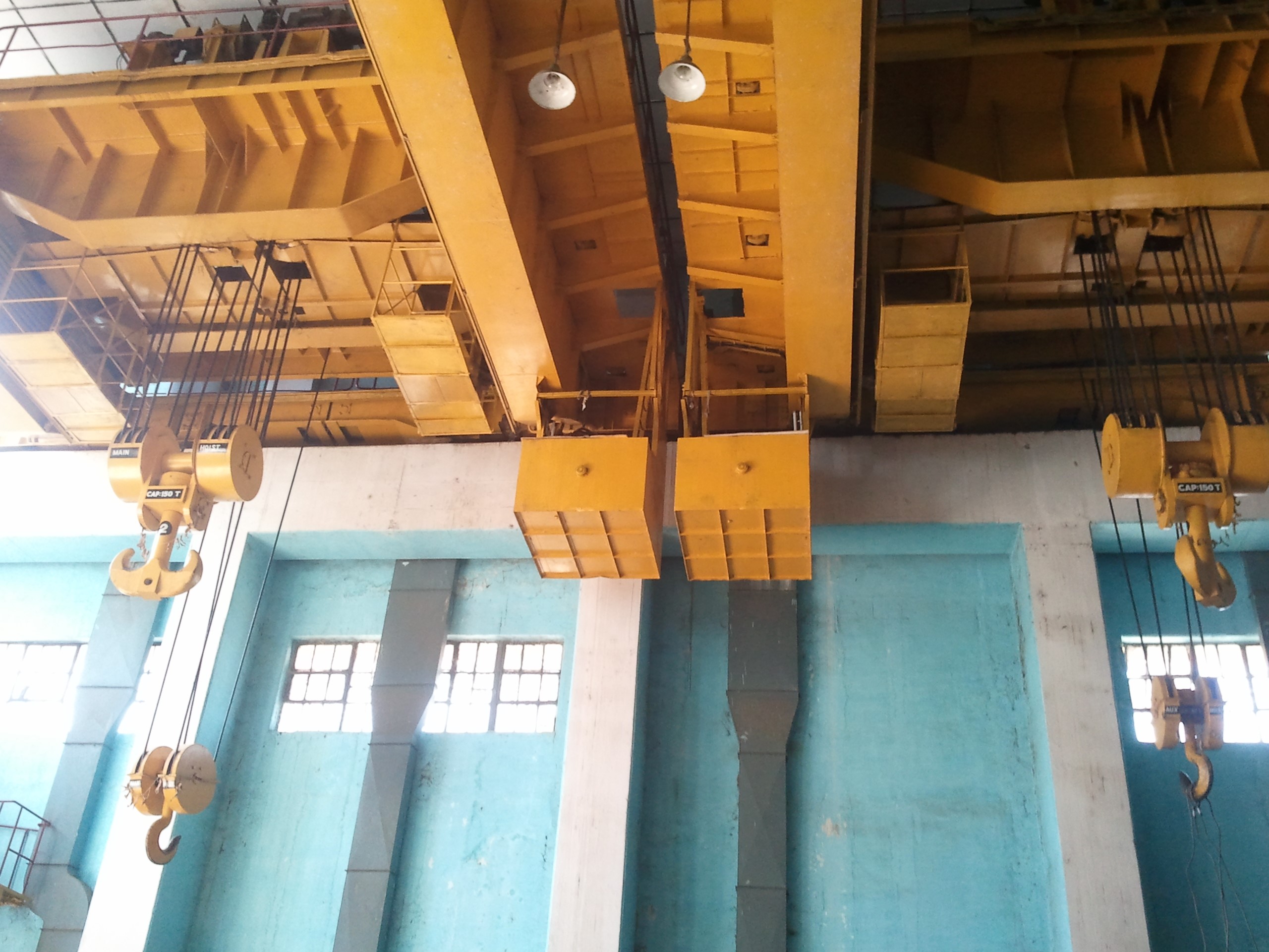 Complete Overhauling and repairing of 150/30 Tons EOT Cranes 02 Nos., including supply/ replacement required spares at Hydro Power Station, Uka Complete Overhauling and repairing of 150/30 Tons EOT Cranes 02 Nos., including supply/ replacement required spares at Hydro Power Station, Uka